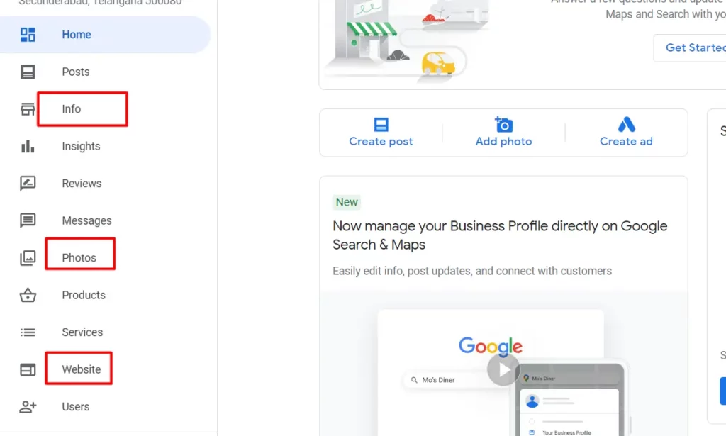 google my business profile creation
